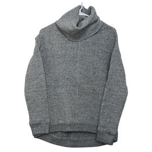 Abercrombie & Fitch Gray Marled Turtleneck Sweater